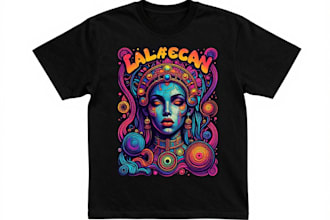 create badass psychedelic artwork for your clothing
