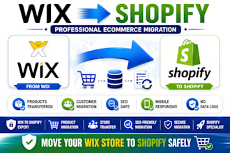 migrate wix website to shopify, wix to shopify migration expert copy cloning