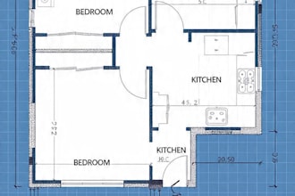 draw 2d floor plan with accurate dimension