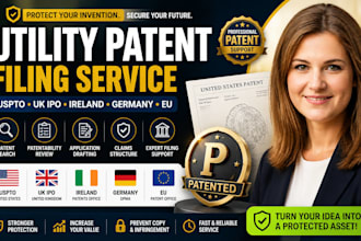 file utility patent attorney application in uspto UK ipo ireland germany eu
