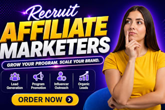 recruit converting affiliate marketers for saas and other affiliate program
