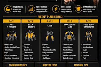 create a personalized workout plan for muscle gain