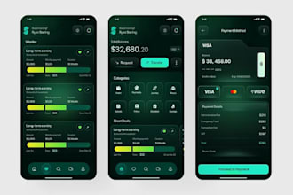 develop bank app, bank card app, online investing app, loan app, fintech app