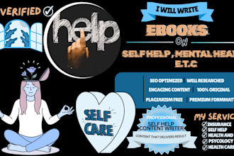 write a professional self help ebook and personal development book