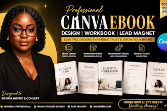 design canva ebook design, canva workbook, canva ebook lead magnet