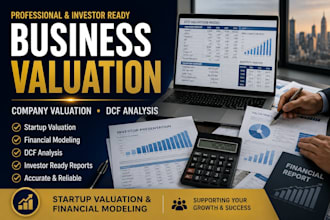do business valuation, dcf valuation and financial forecasting