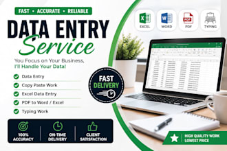 do data entry, copy paste and web research