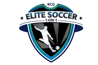 create a elite soccer player logo individual soccer training