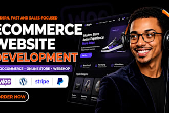 design woocommerce website, webshop and wordpress online store