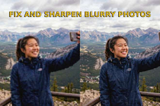 fix blur and sharpen blurry photos professionally