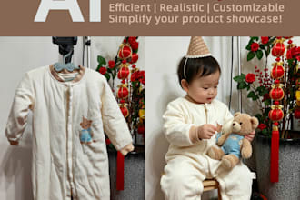do professional ai clothing model try on photo