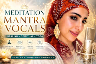sing meditation mantras and spiritual healing vocals