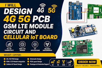 design 4g 5g pcb GSM lte module circuit and cellular iot board
