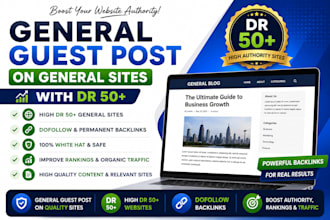 publish a guest on da 50 in general blog