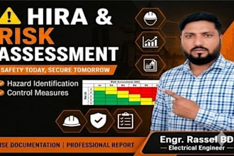 create professional hira, risk assessment and safety reports