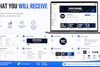 set up your youtube channel professionally
