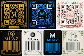 create a qr code of customized design with your logo