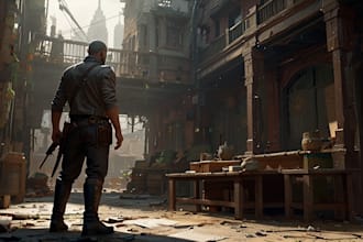 create professional concept art for characters, environments, or props