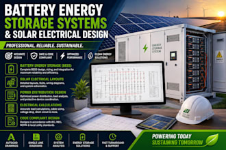 design battery storage system solar electrical layout