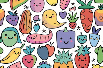draw cute kawaii doodles illustrations
