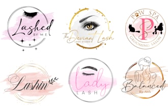 design beauty, cosmetic signature logo and branding kit