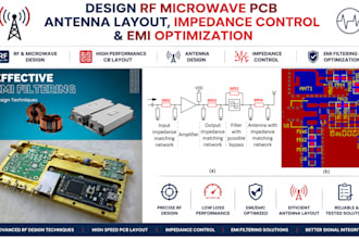 design rf microwave pcb antenna layout impedance control and emi optimization