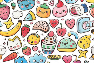 do custom doodle art illustration, line art doodle, wall art