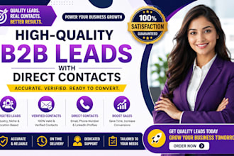 research b2b leads with direct contacts