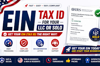 get ein tax id number for llc, corporation and non US residents