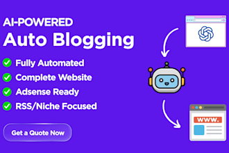 build an ai powered auto blogging website for passive income and adsense