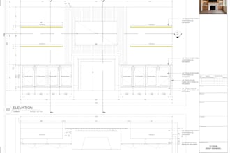 do custom casework, closets, kitchen, joinery shop drawings