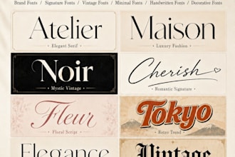 create custom english font for you