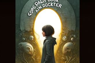 do a professional book cover, ebook