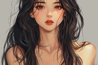 do anime character an illustration and anime character