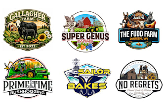 design agriculture farm lawn care landscape irrigation garden logo