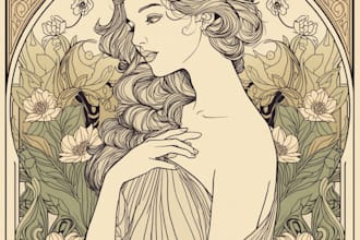 draw portraits or posters in my art nouveau style