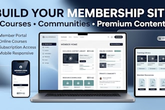 build a professional squarespace membership website