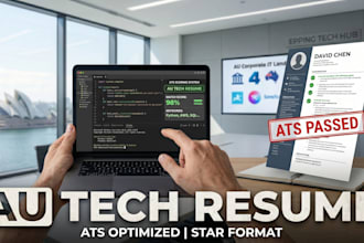 tailor an ats optimized australian IT and tech grad resume