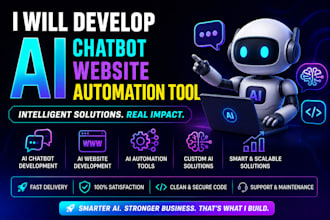 develop ai tools , ai chatbots and custom ai web apps