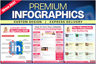 design professional infographics, diagrams, flowcharts