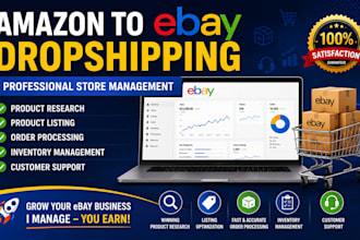professional ebay store management and drop shipping VA