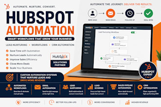 be your hubspot CRM setup and workflow automation expert