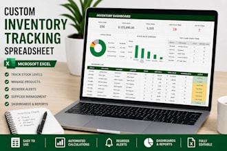 create a custom inventory tracking spreadsheet in excel