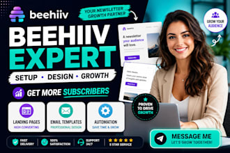 setup beehiiv newsletter design beehiiv landing page templates, account manager