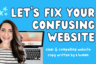 write your website homepage copy