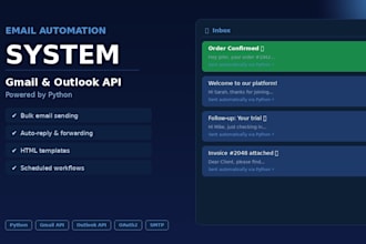 build a python email automation system