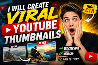 create viral youtube thumbnails
