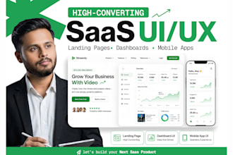 create professional saas dashboard UI UX design in figma