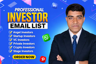 generate investor leads and do prospect list creation