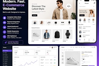 build a modern ecommerce website with payment integration